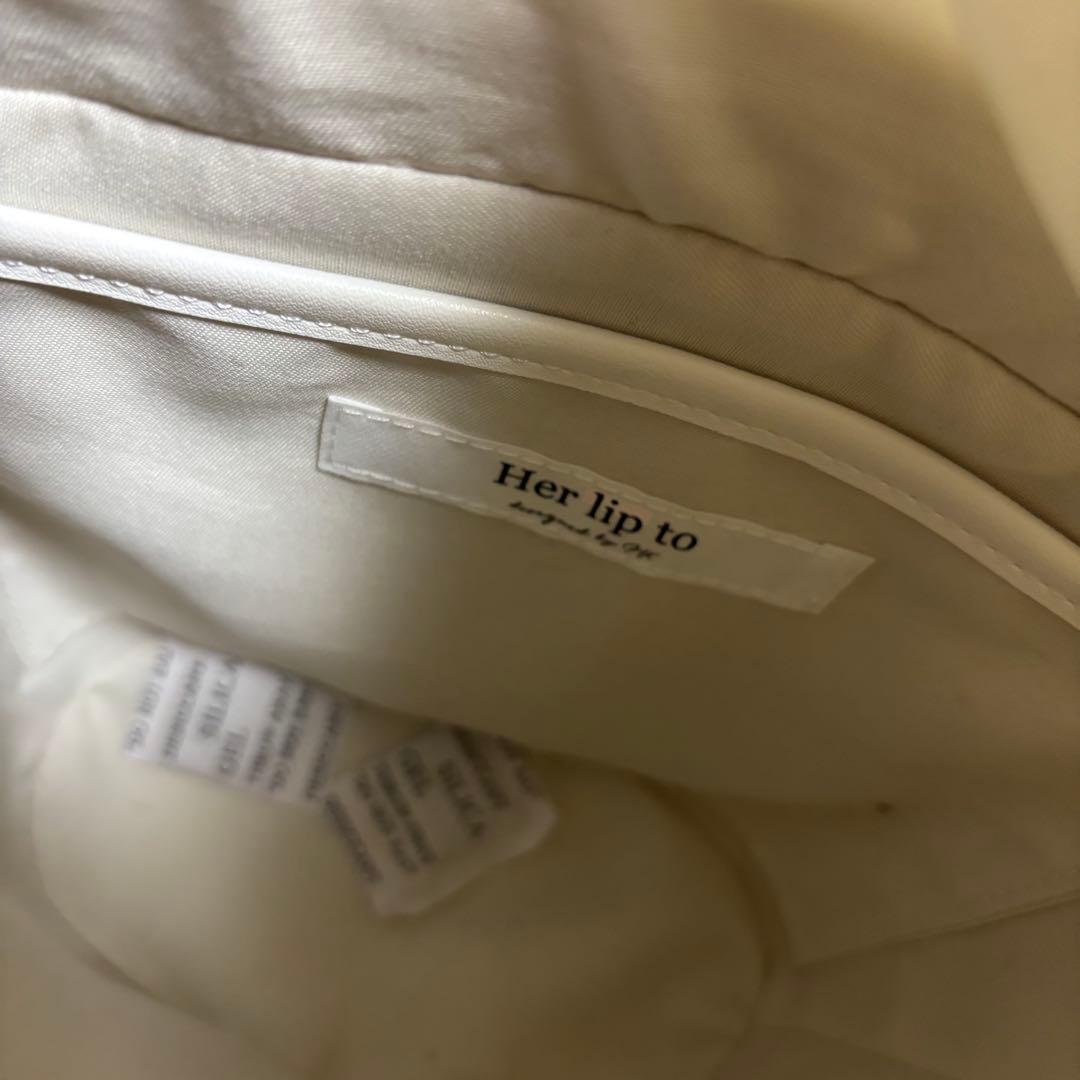 バッグ Herlipto Palma Mini Tote Bag White