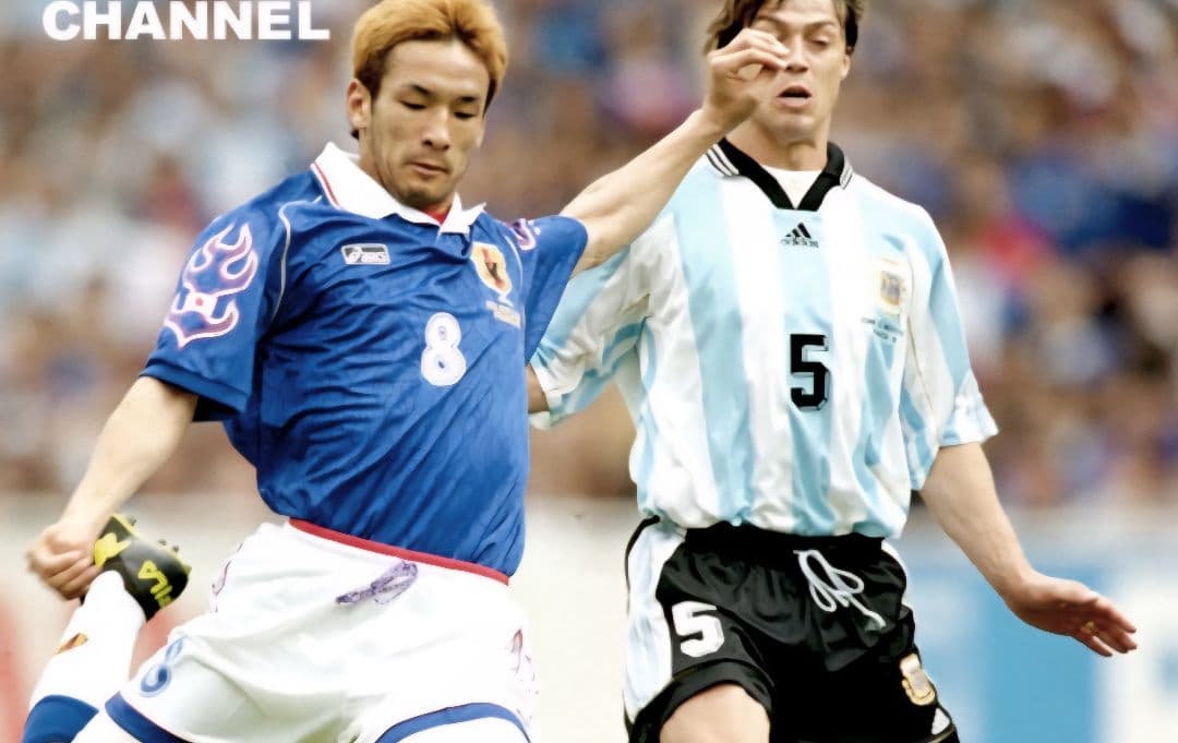 n*8様 98W杯 日本代表 炎 長袖ユニフォーム 中田英寿 #8 新品未使用タ