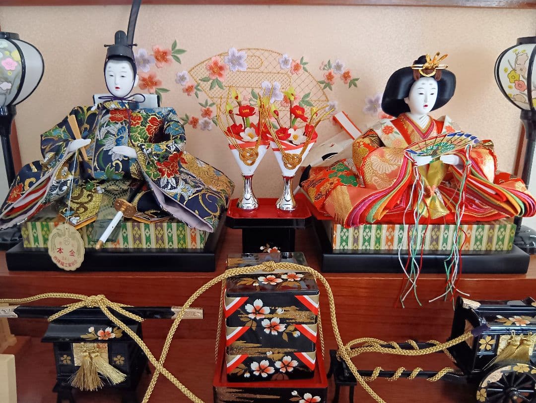 雛人形　ガラスケース入雛人形　お雛様　おひな様