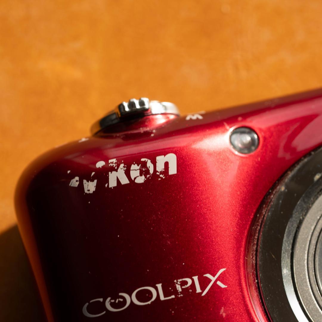 【単三電池で動く！】Nikon COOLPIX A10 レッド 動作確認済