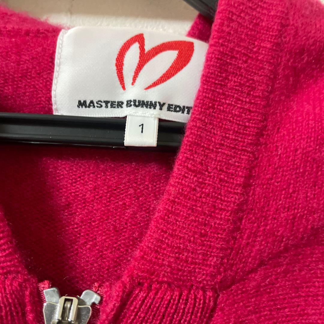 パーリーゲイツ　マスターバニー　カシミヤパーカー　ピンク