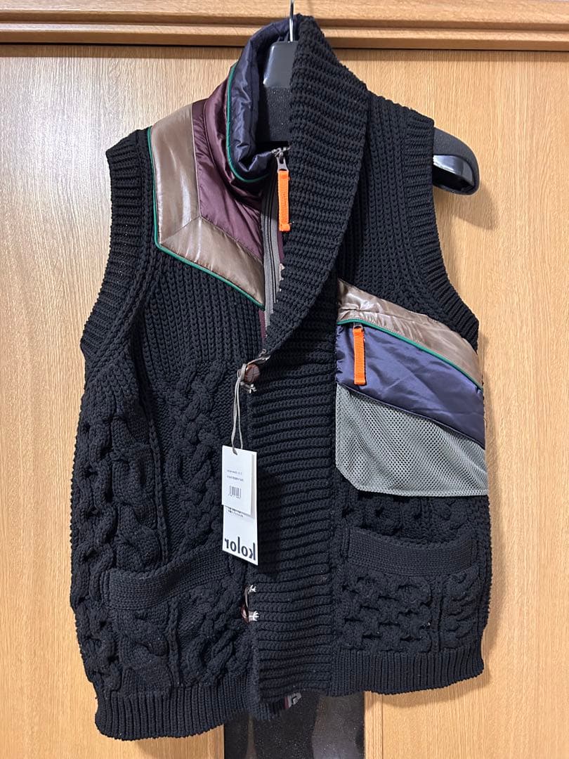 f*r様 カラー　kolor ニットベスト　サイズ3