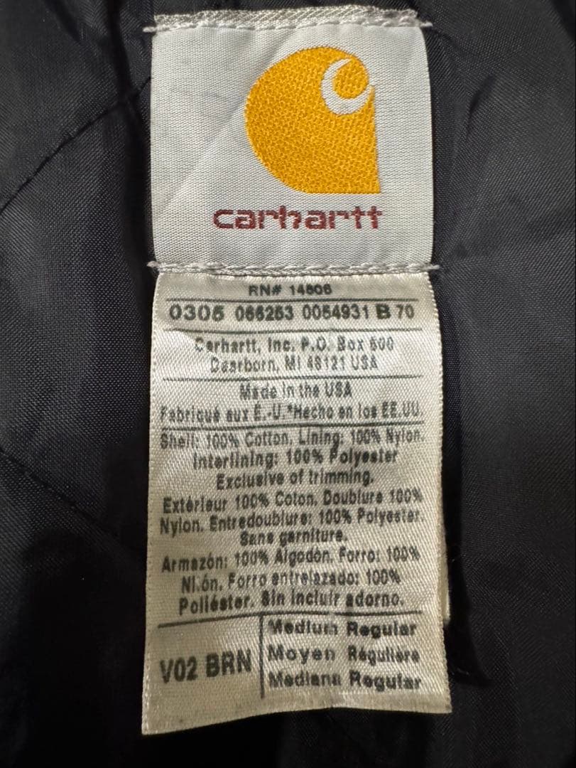 00s Carhartt ダックベスト Mサイズ V02 USA製