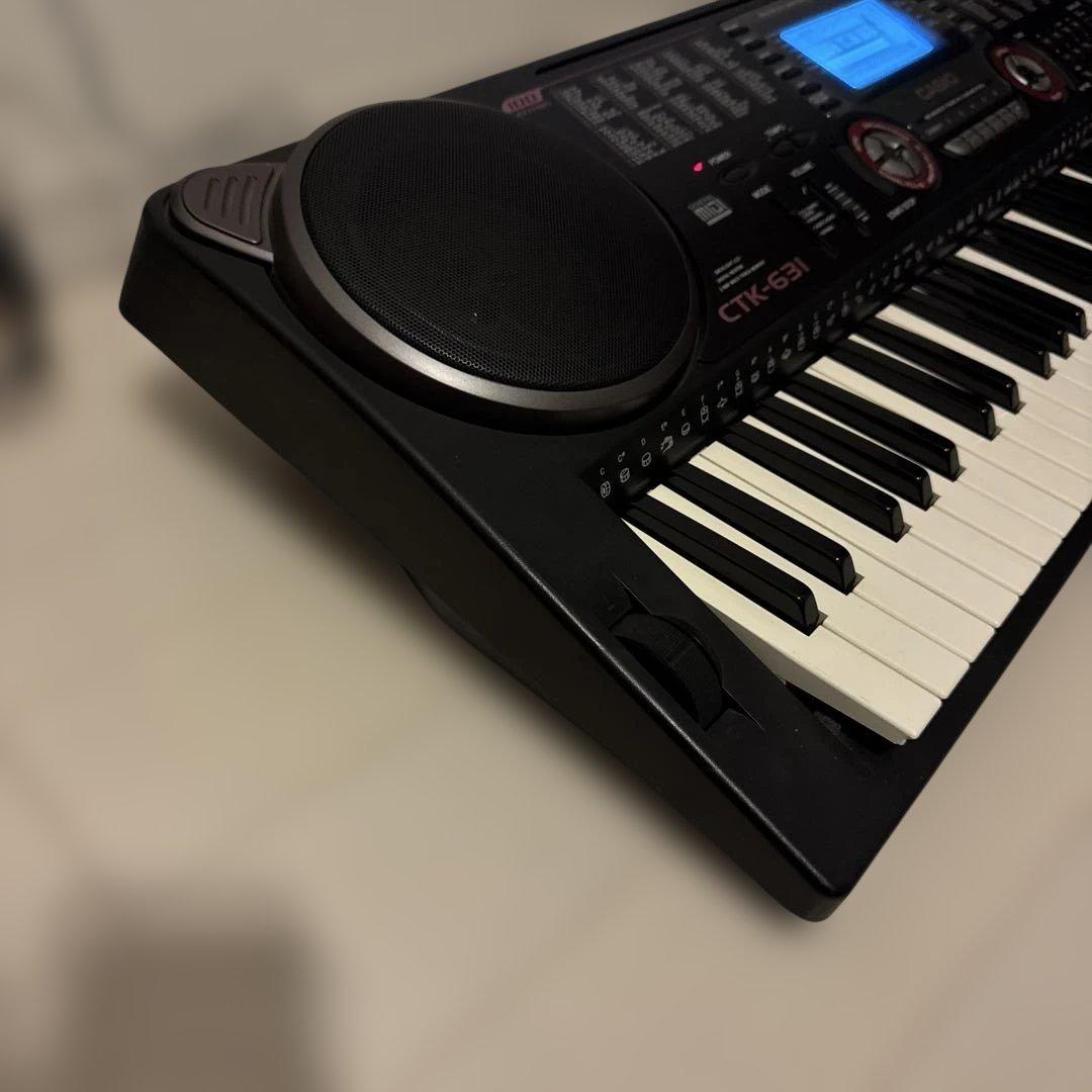 【美品】CASIO カシオ CTK-631 61鍵 キーボード 電子ピアノ 鍵盤