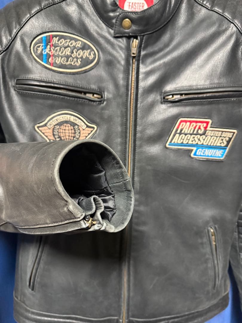 DEGNER デグナー FASTER SONS 牛革 レザージャケット XL