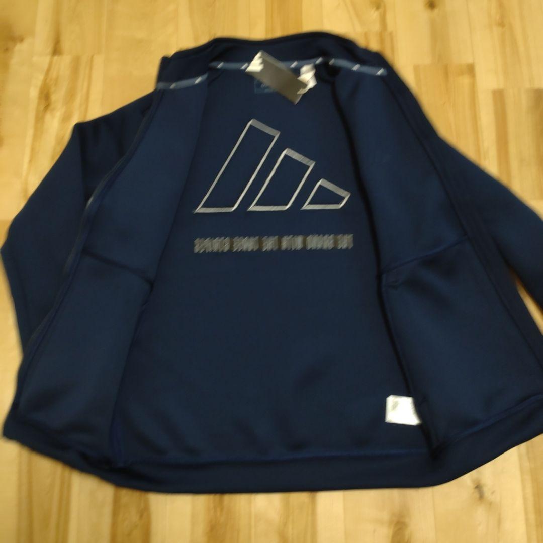 Lサイズ新品17600円ダンボールニット バックロゴ 付き フルジップジャケット
