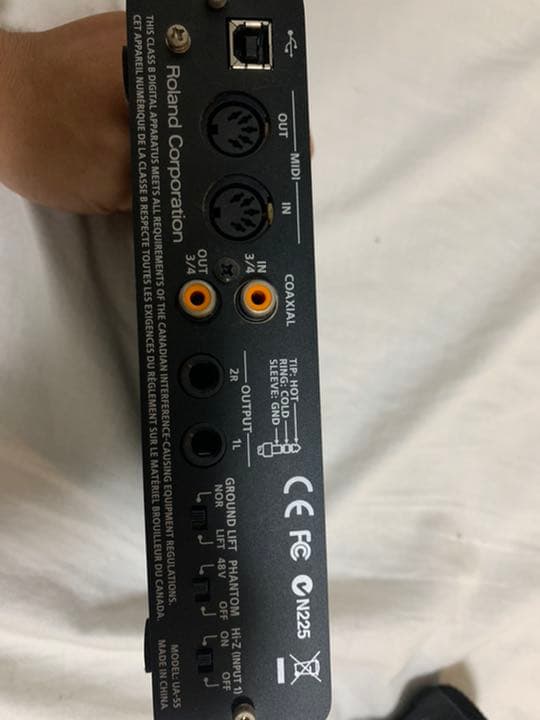 Roland【UA-55 QUAD-CAPTURE】オーディオインターフェース