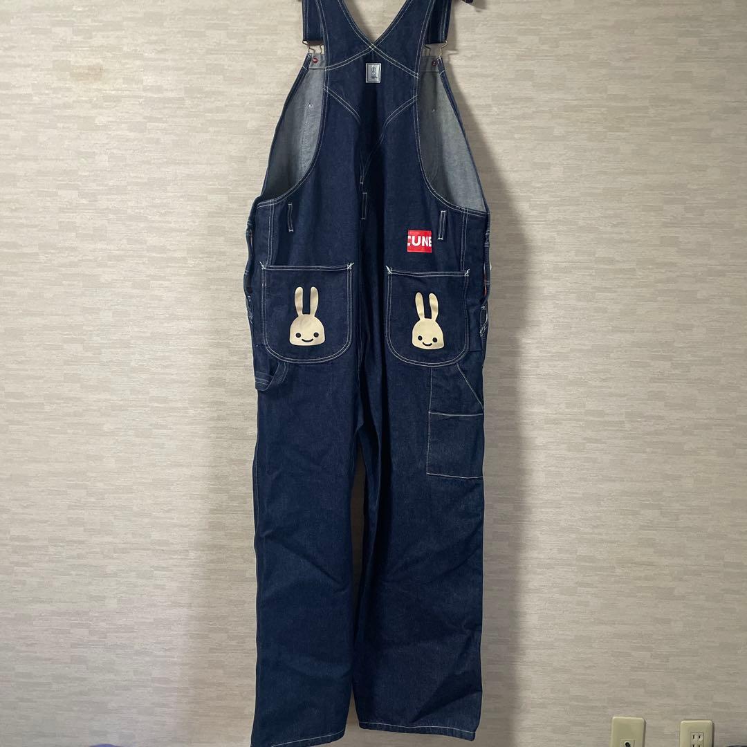 CUNE ダークブルー オーバーオール
