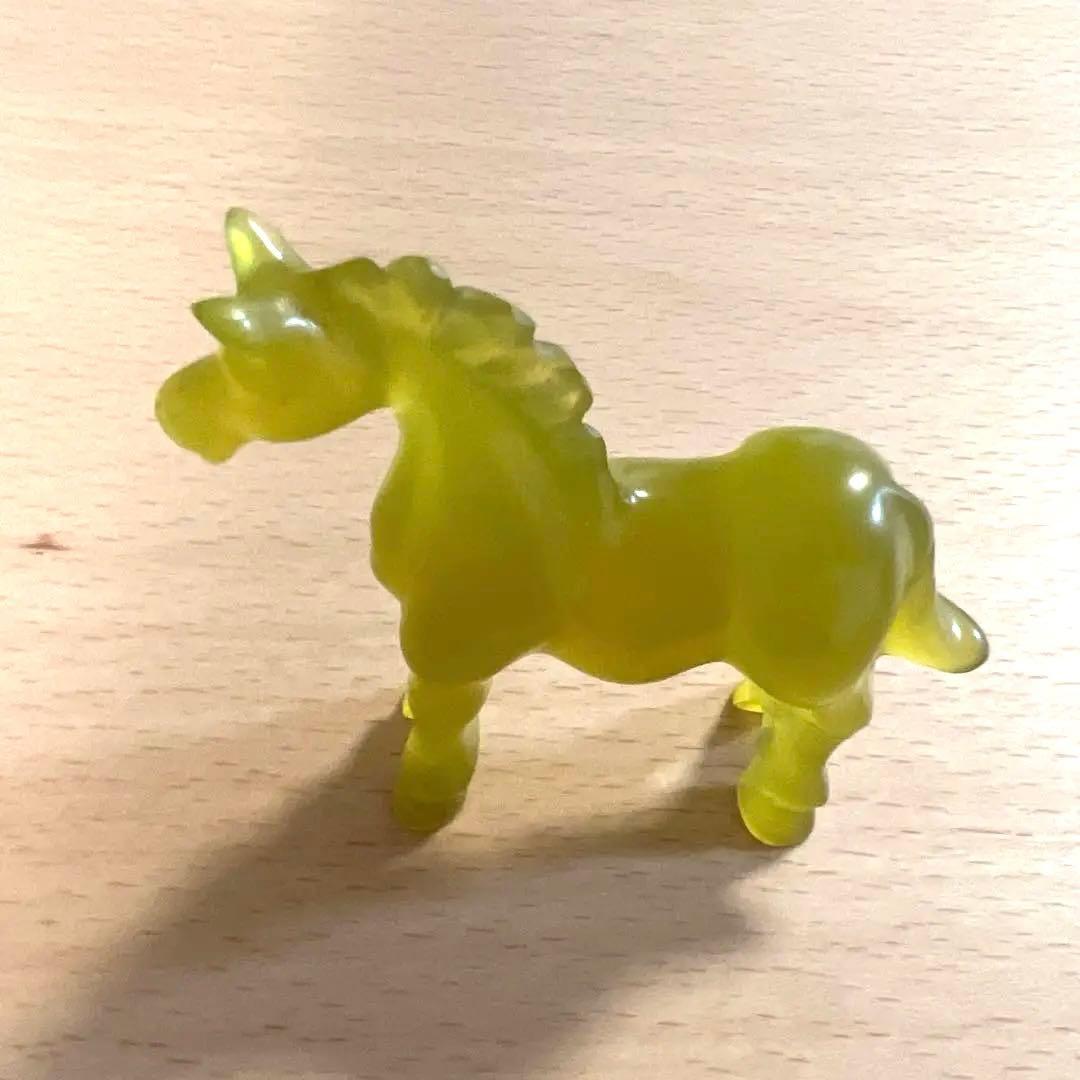午年・うま・ウマ・馬・置物・ヴィンテージ ・レトロ・アンティーク・黄色・黄色い馬