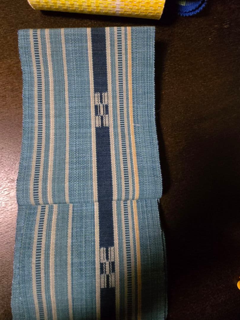 八重山ミンサー 半巾帯 十文字屋購入 新品