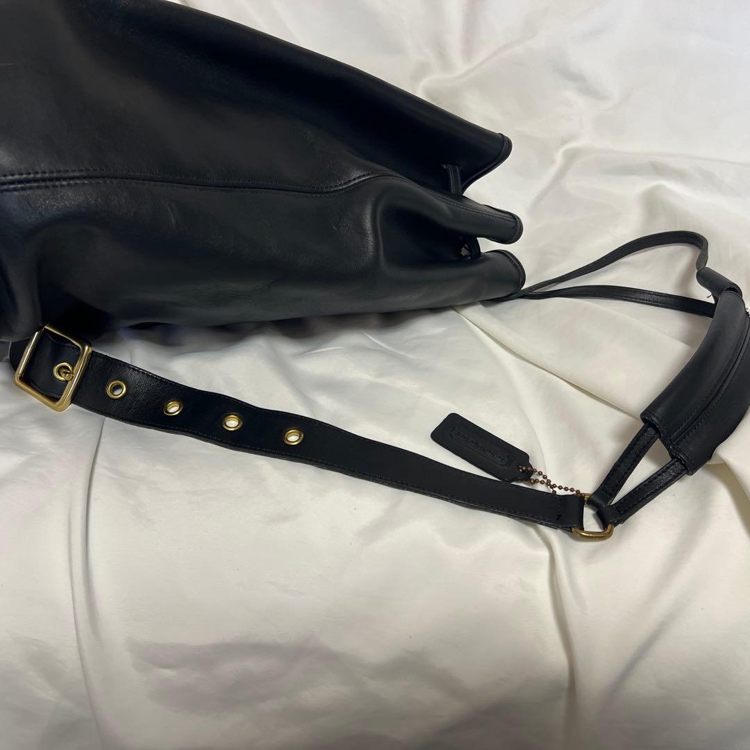 OLD COACH オールドコーチ 9929 巾着型 ブラック