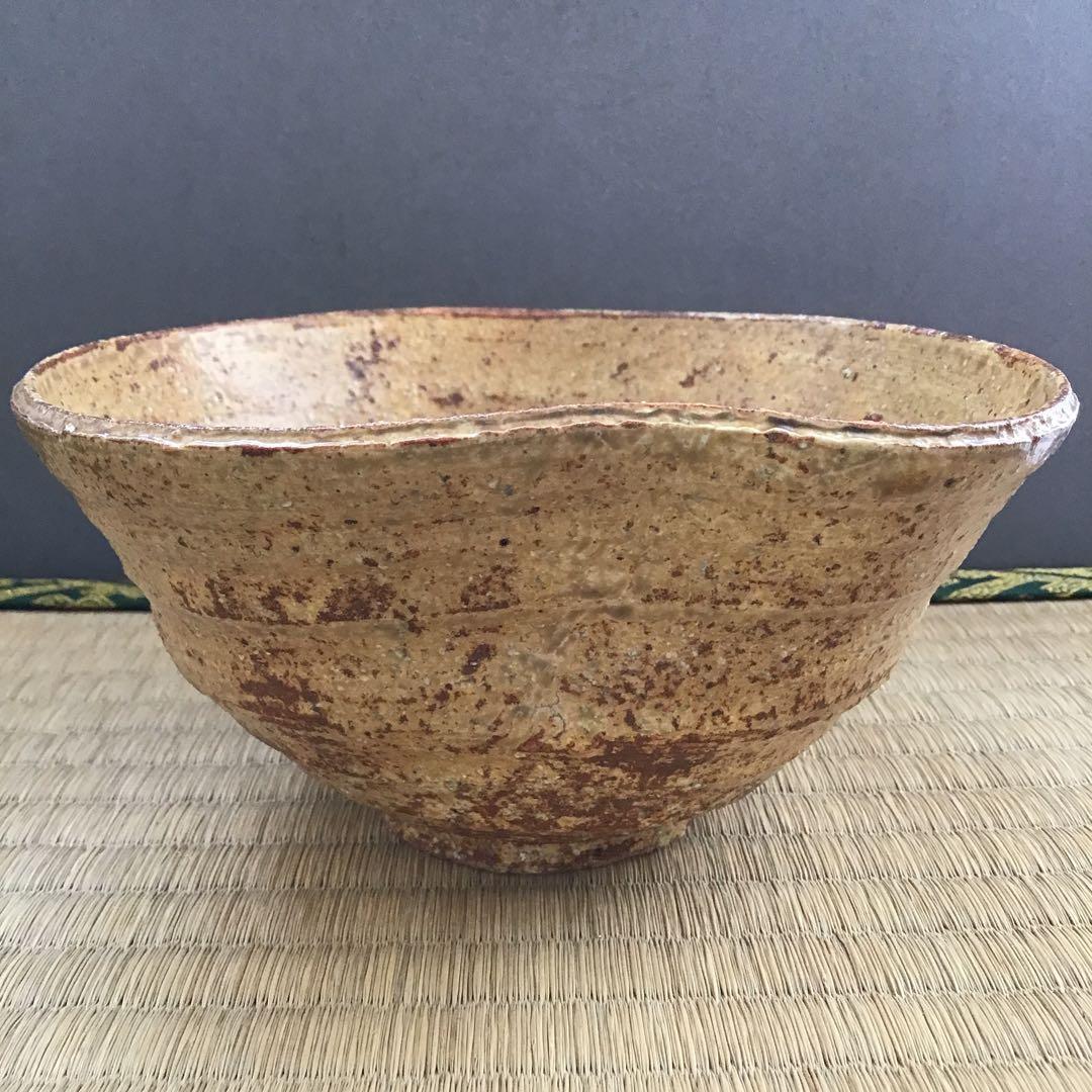 茶器　黄伊羅保茶盌　銘:花曇　清水六兵衛作　葆光斎書付　栞共箱紙箱　S255CW