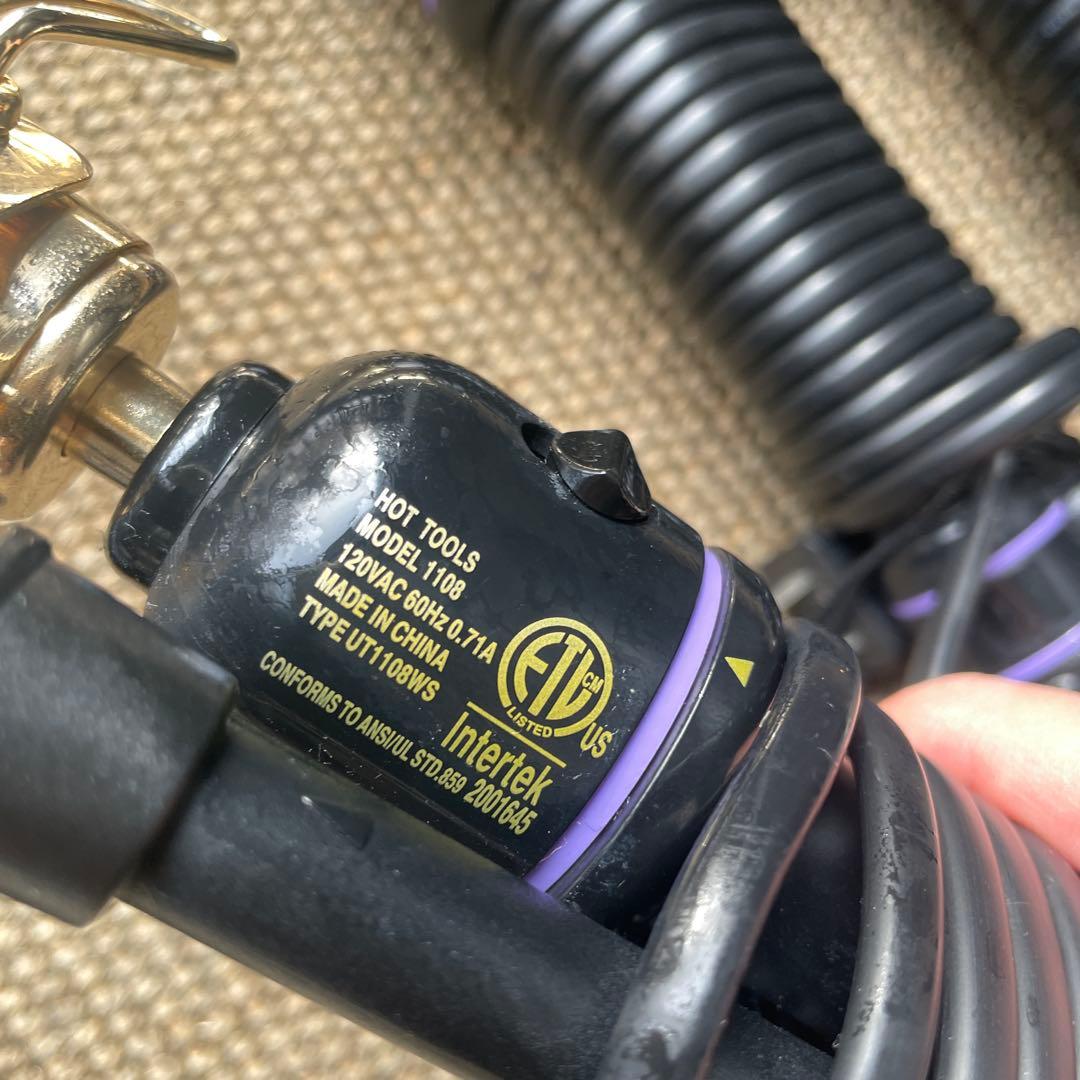 \"プロ用\" hot tools ホットツールズ ヘアアイロンセット　コテ