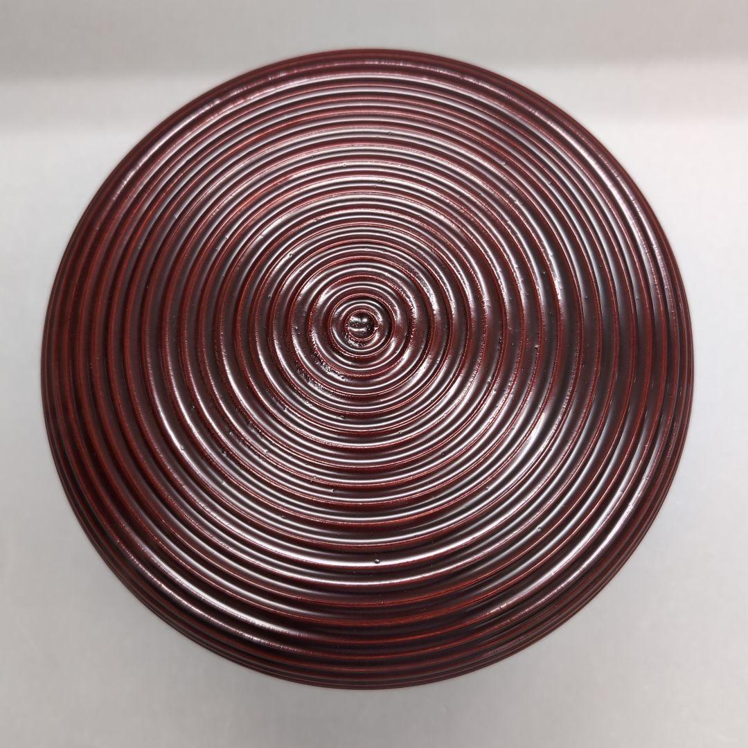 輪島塗　網目祥瑞食篭　松本正（正一）茶道具