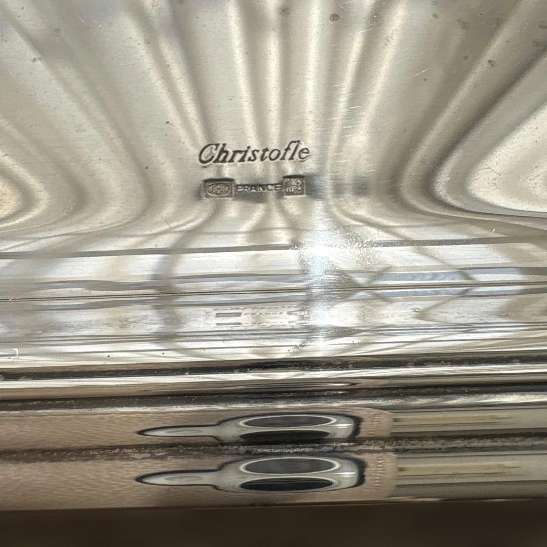CHRISTOFLE クリストフル アルビ トレイ　シルバーコーティング