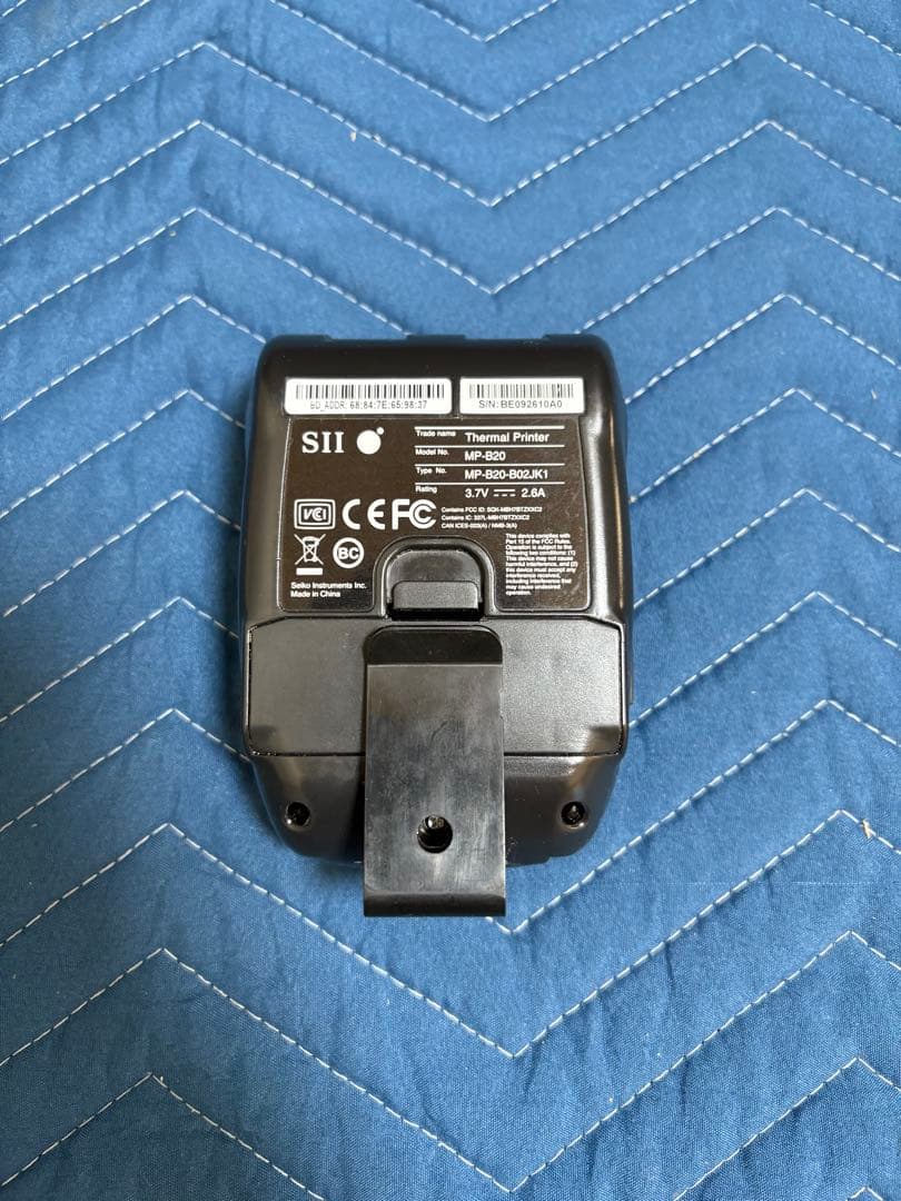 MP-B20 モバイルプリンター 動作確認済 エアペイ対応 本体のみ