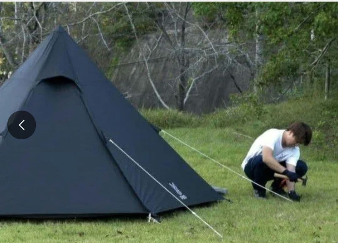 DODワンポールテントS／2-3人用／人気のタン色／未使用品