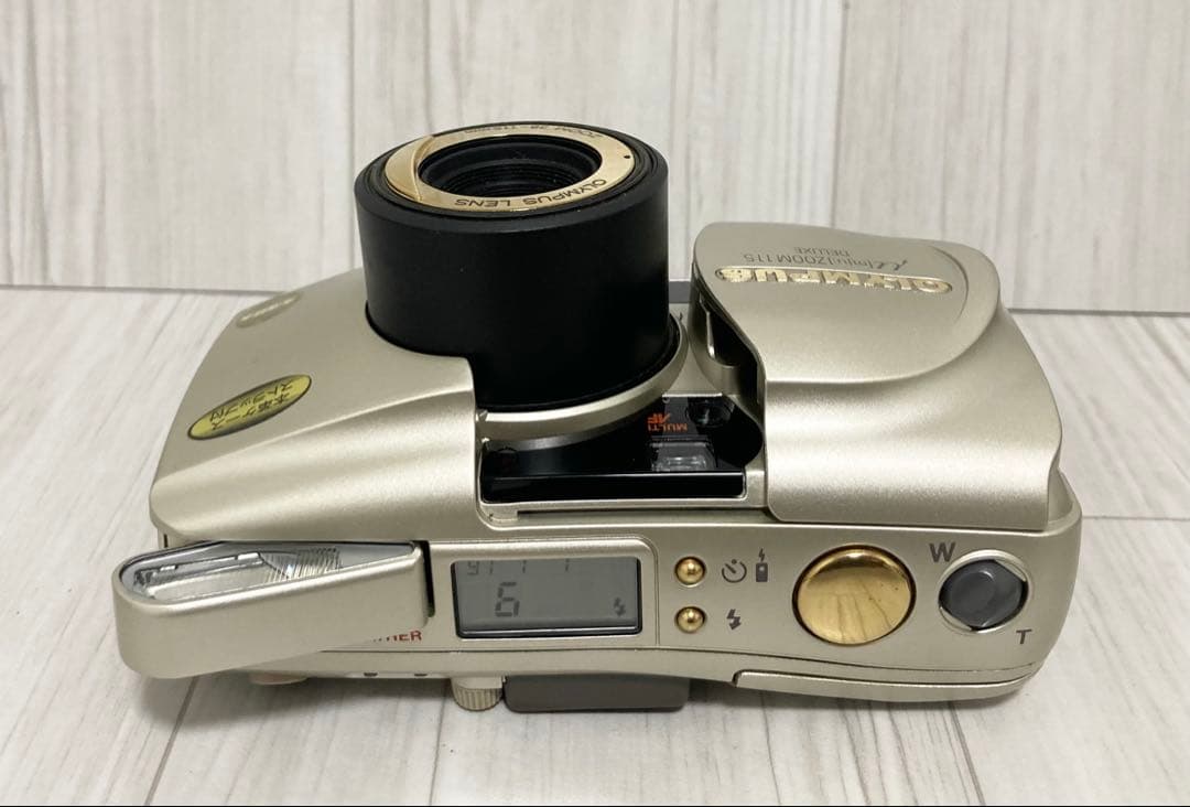 『動作確認済み』OLYMPUS μ【mju：】ZOOM 115 DELUXE