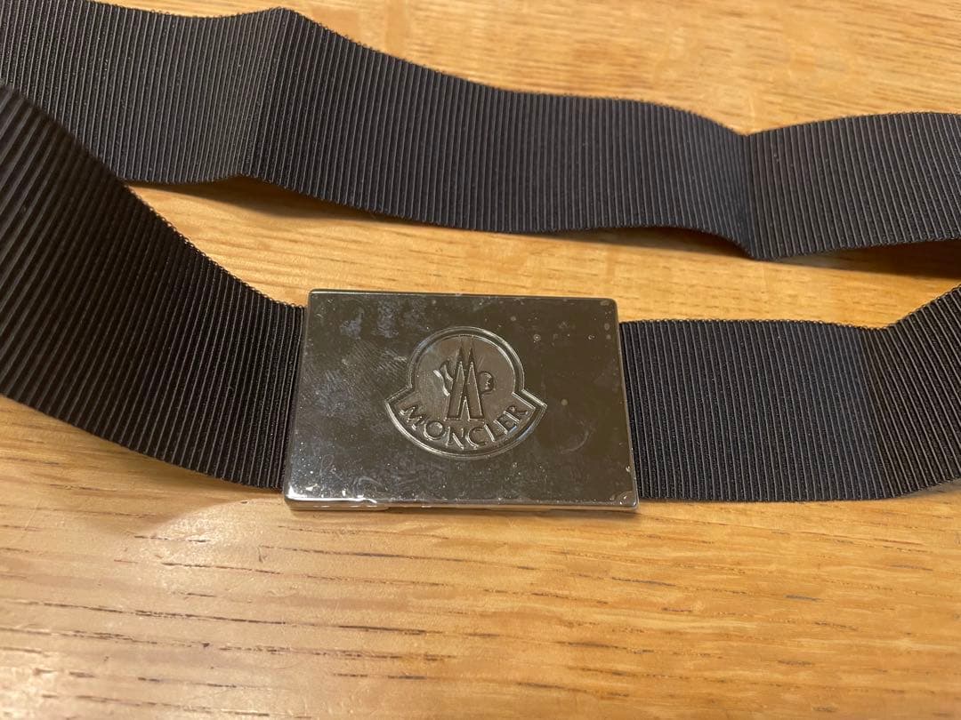新品 MONCLER ベルトのみ ブラック