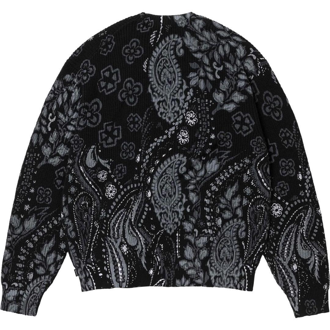 トップス supreme printed paisley sweater