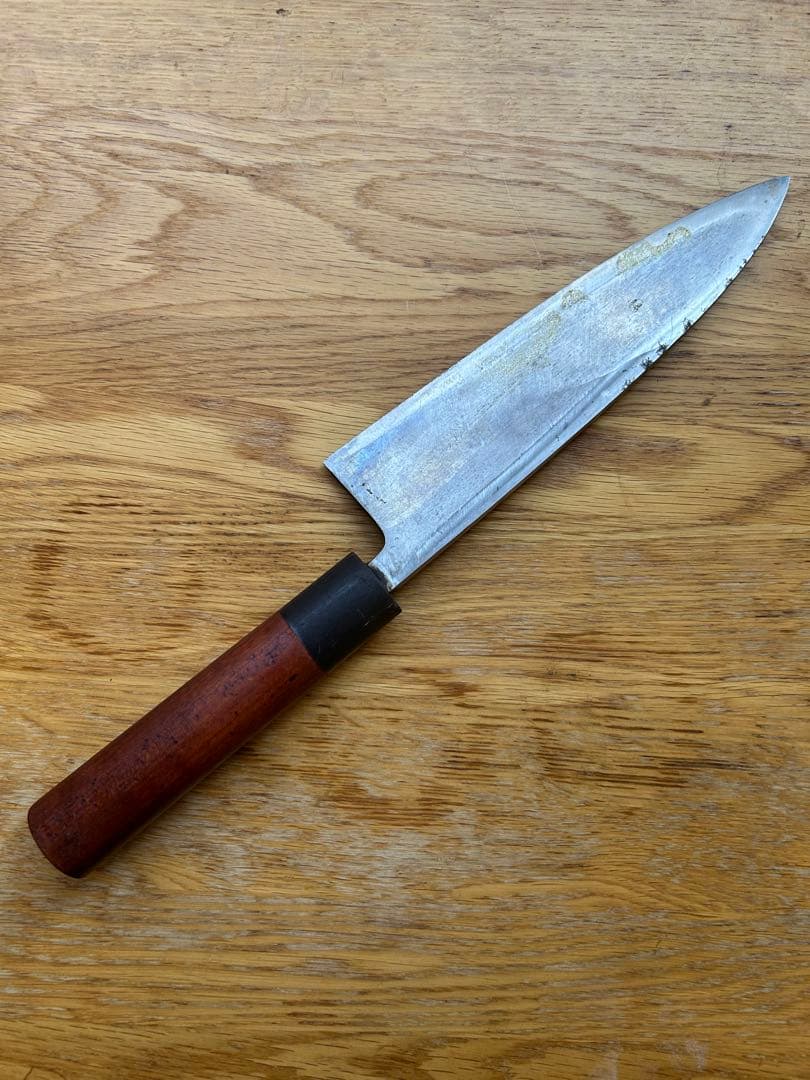 包丁　佐文　刃渡り約21cm