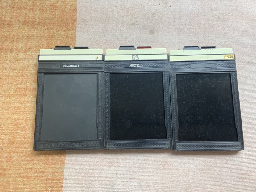 Wooden View 大判フィルムカメラ4x5木製　フィルムフォルダー３枚付き