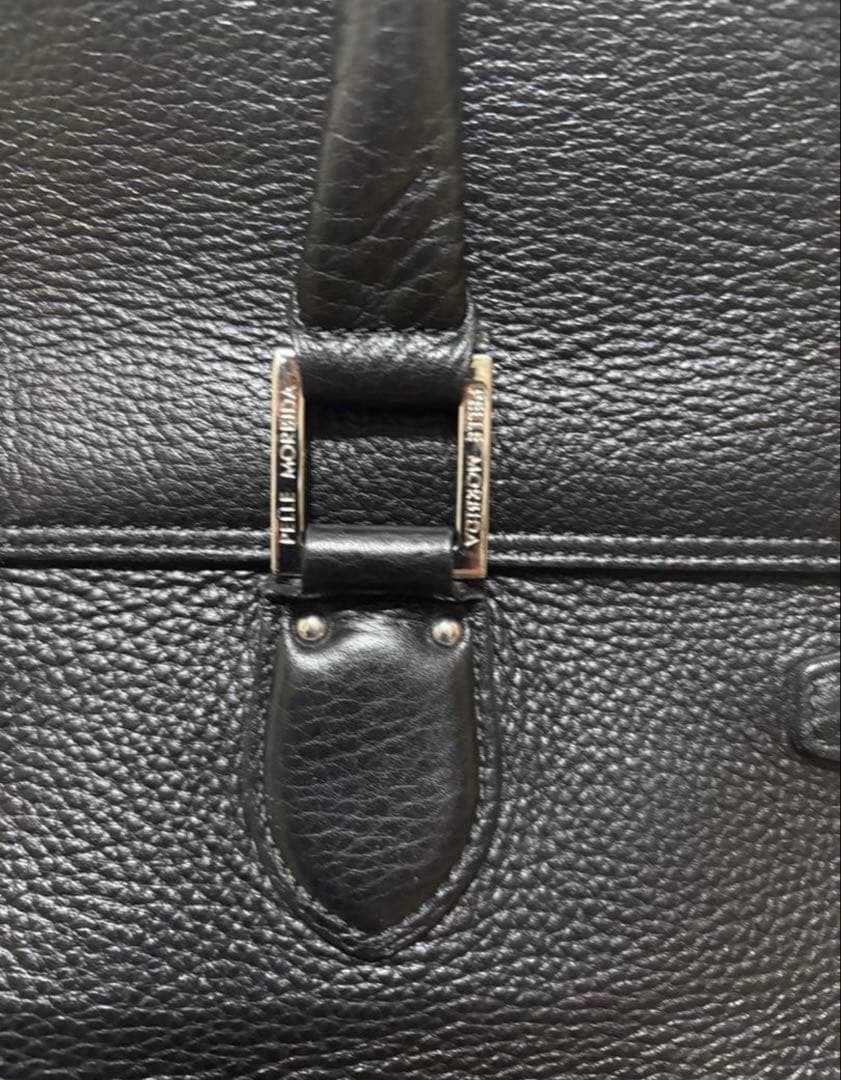 ペッレモルビダ メイデンヴォヤージュ フラップボストンバッグ 黒　Lサイズ