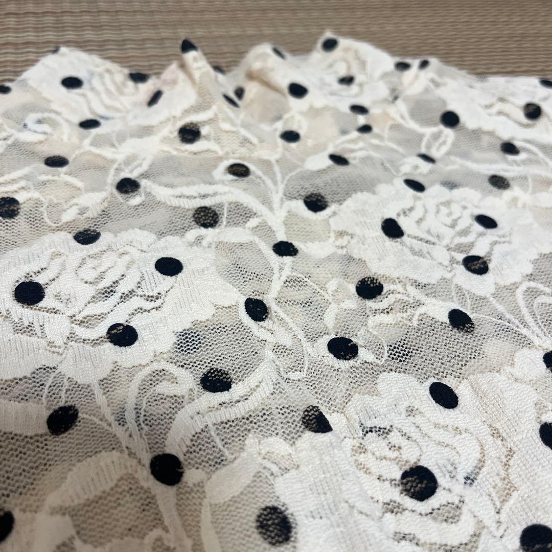 大人気✨POPPY シースルードットレース