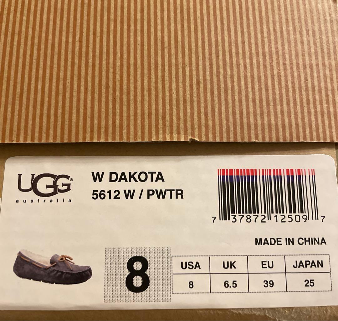 UGG DAKOTA グレー モカシン シューズ　新品未使用