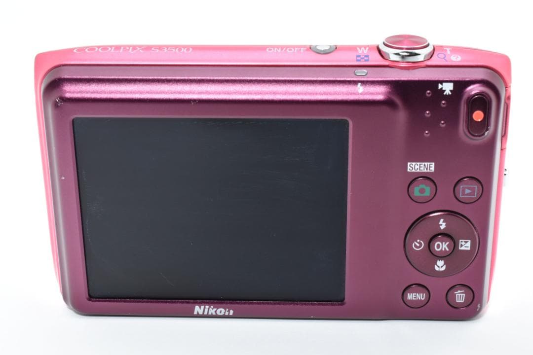 超美品 ニコン COOLPIX S3500 コンパクトデジタルカメラ ピンク