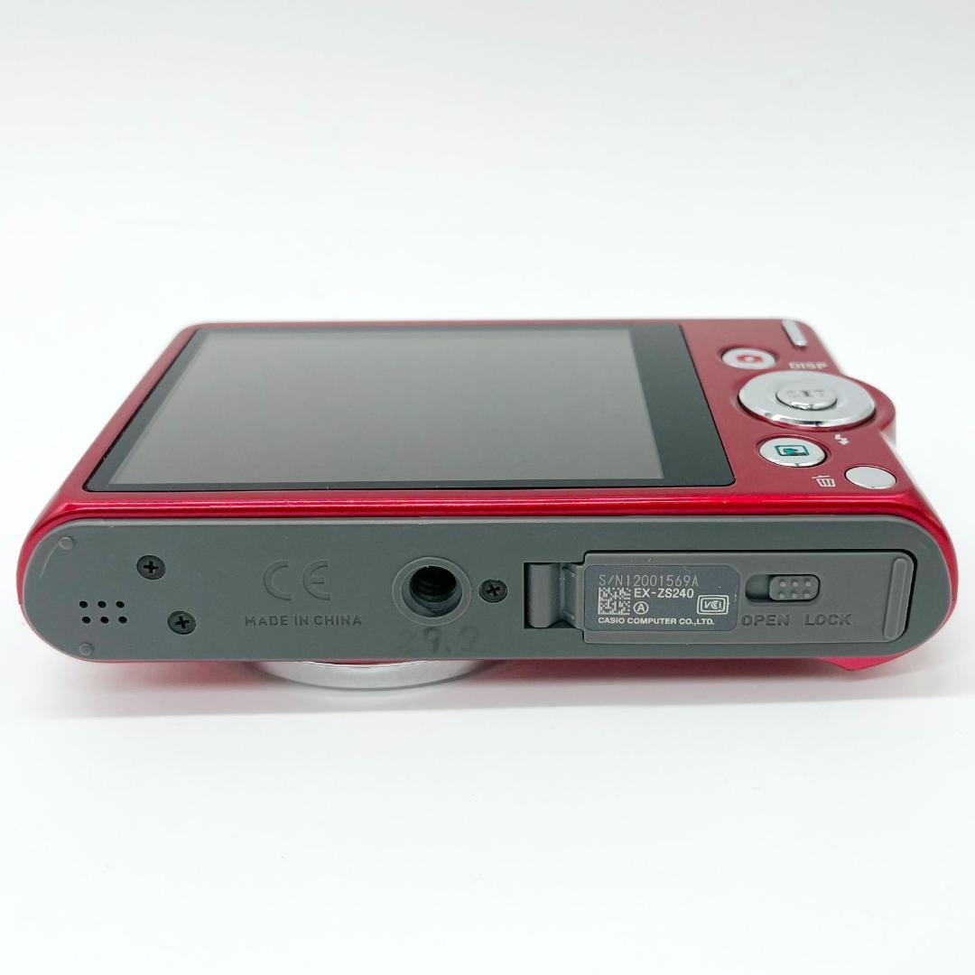 ★ CASIO デジタルカメラ EXILIM EX-ZS240RD レッド