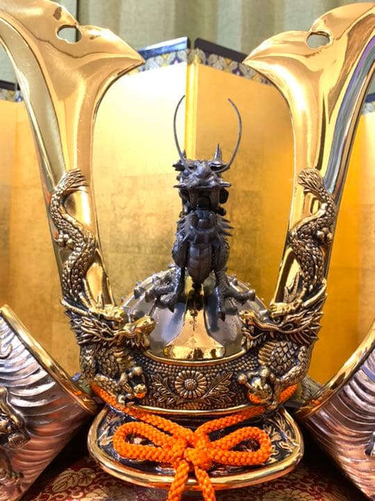 五月人形 龍虎出世兜