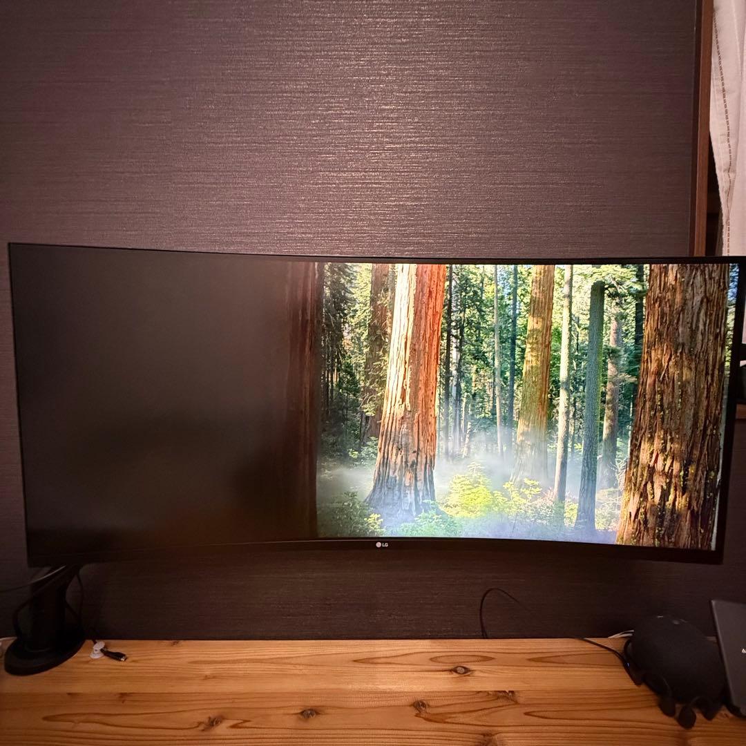 35WN75C-B LG 35型 21:9 曲面ウルトラワイドモニター ジャンク