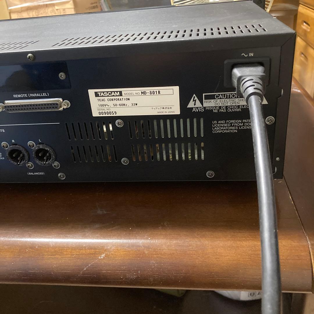 TASCAM MD-801R MDデッキ 現状品
