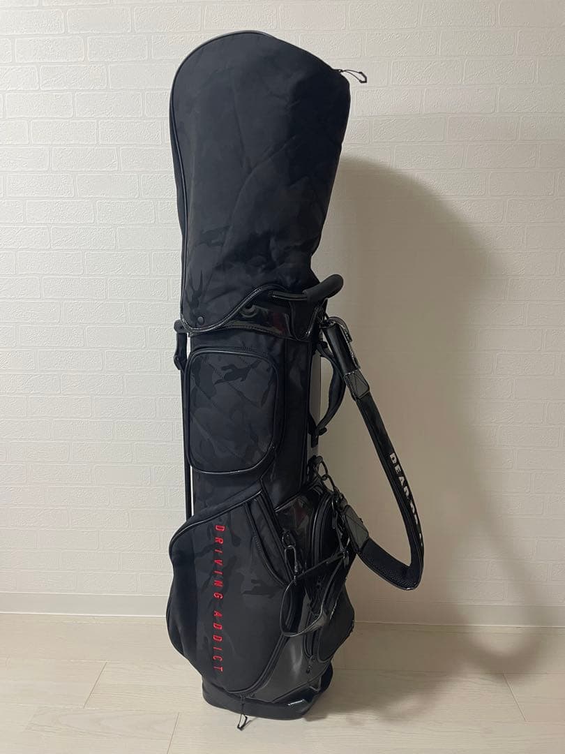 DEAD OR ALIVE byEPON スタンド式キャディバッグ ブラック柄入