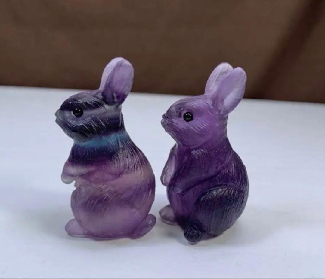 先行SALE☆フローライトうさぎさんの住処