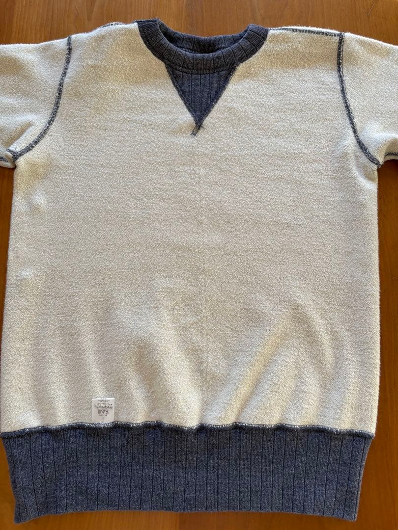 StudioDartisanステュディオダルチザンスウェットS両Ｖ吊り編み裏起毛