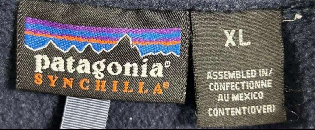 patagonia　シンチラフリース　プルオーバー　ハーフジップ　XL