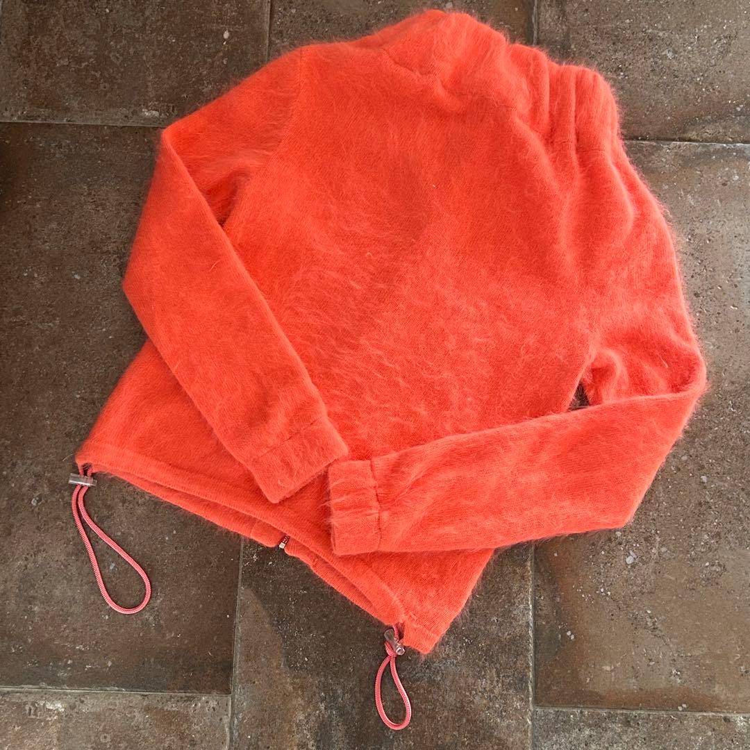 archivio ファー　ニット　シャギー　モヘア　ジップジャケット