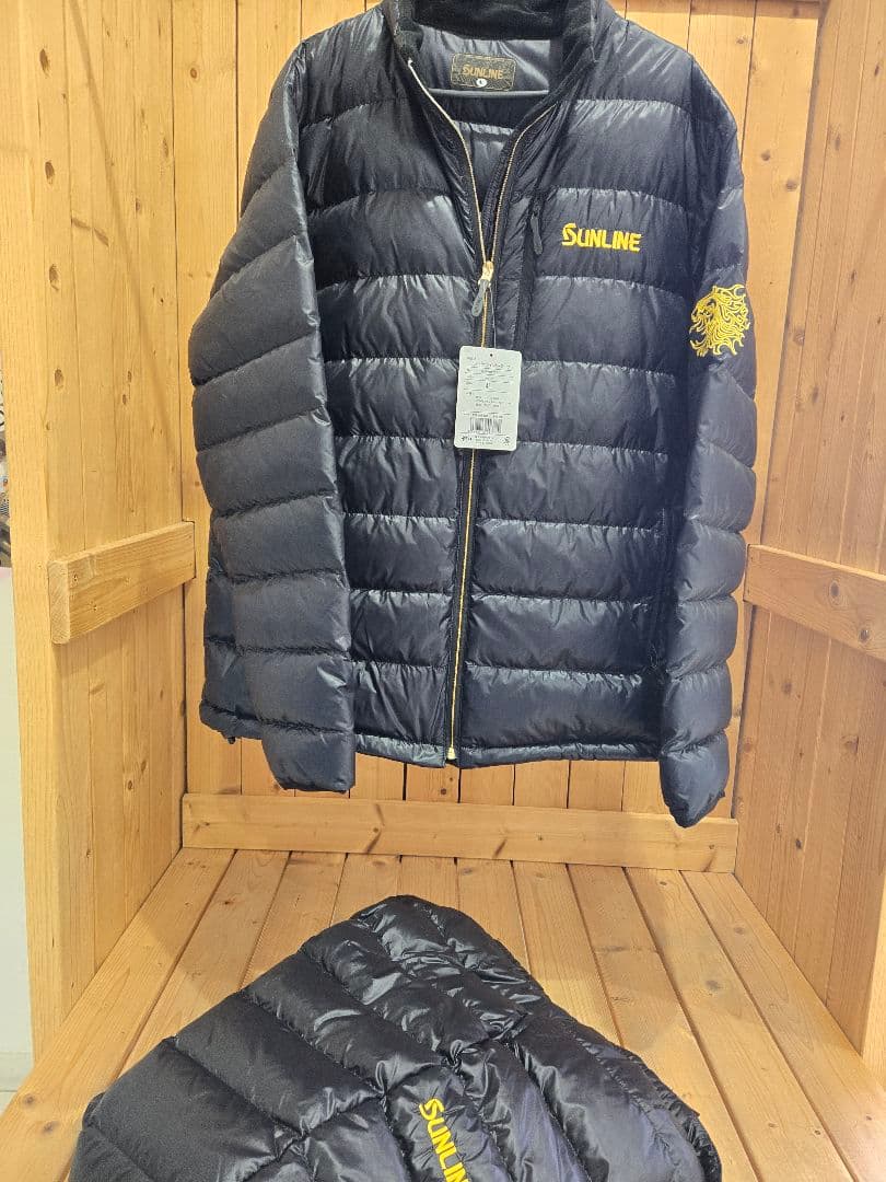 【新品☆レア】サンライン★フィッシングスーツ ブラック