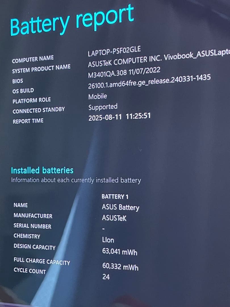 「限界価格」Vivobook Ryzen9 5900HX 16GB 512GB