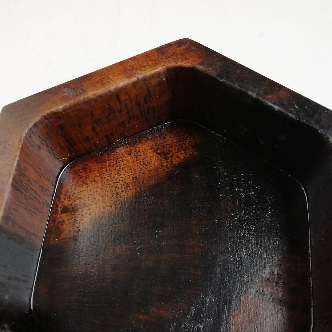 Ｔ７９２　香合　『鈴虫に笹蒔絵』『黒柿虫篭　香合』『吉田華正 造』　共箱　茶道具