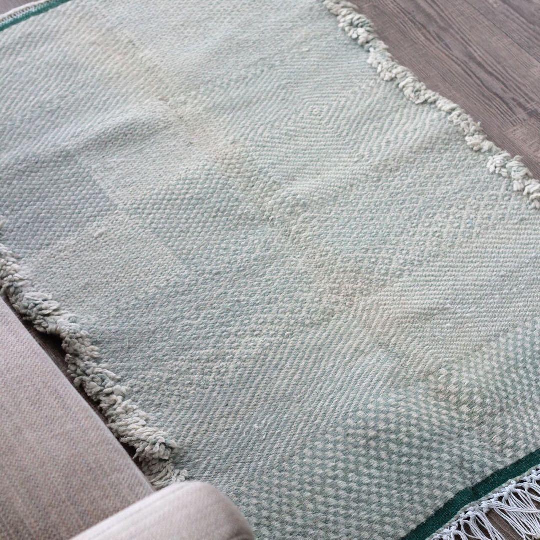 【送料込】希少！ザナフィ モロッコラグ ベージュ119×72cm