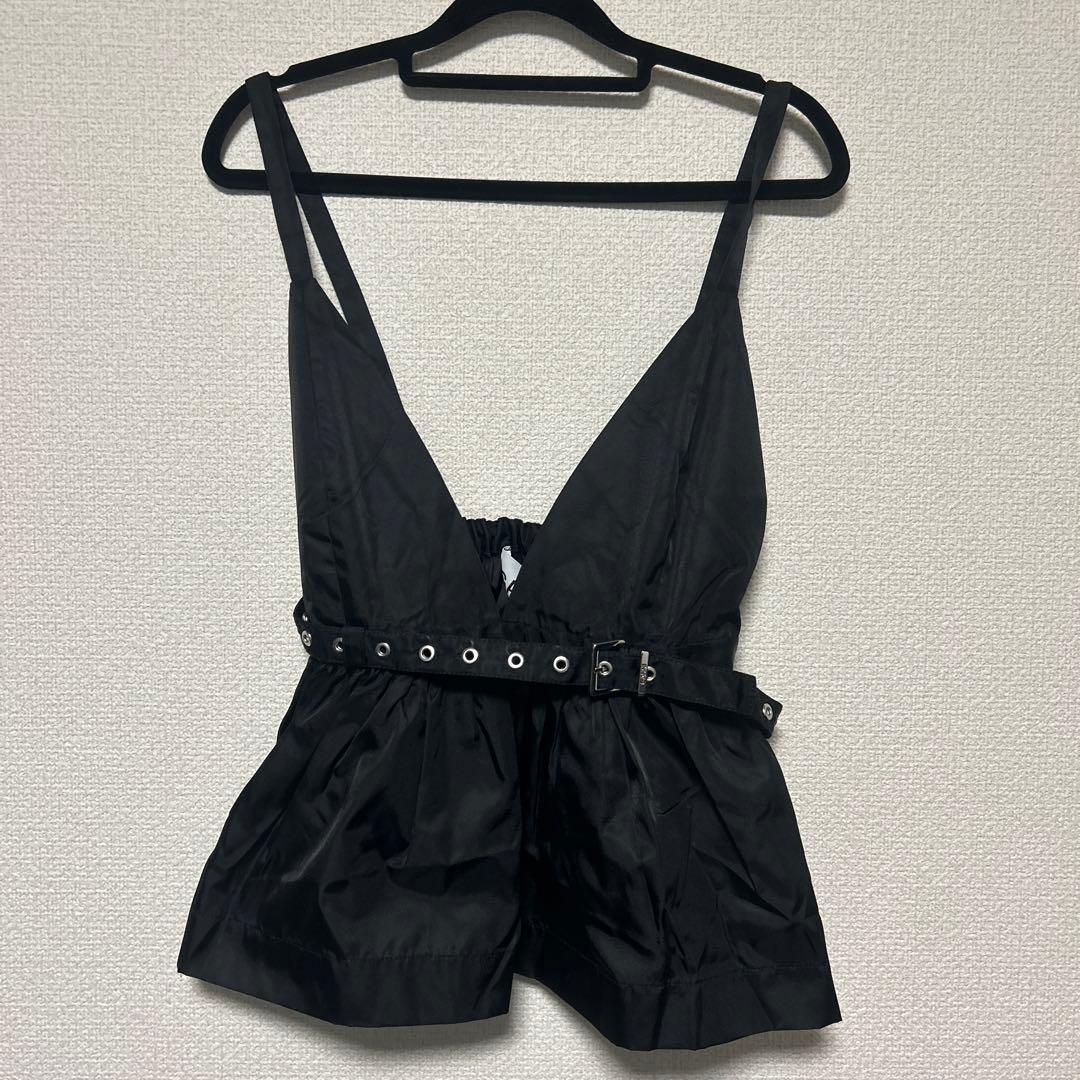 GANNI Duchesse Strap キャミソール　36サイズ　ガニー　黒