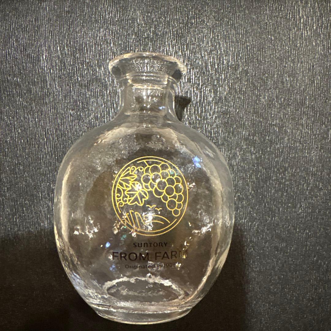 Suntory FROM FARM 丸型ボトル 3本+フロムファームお猪口6入