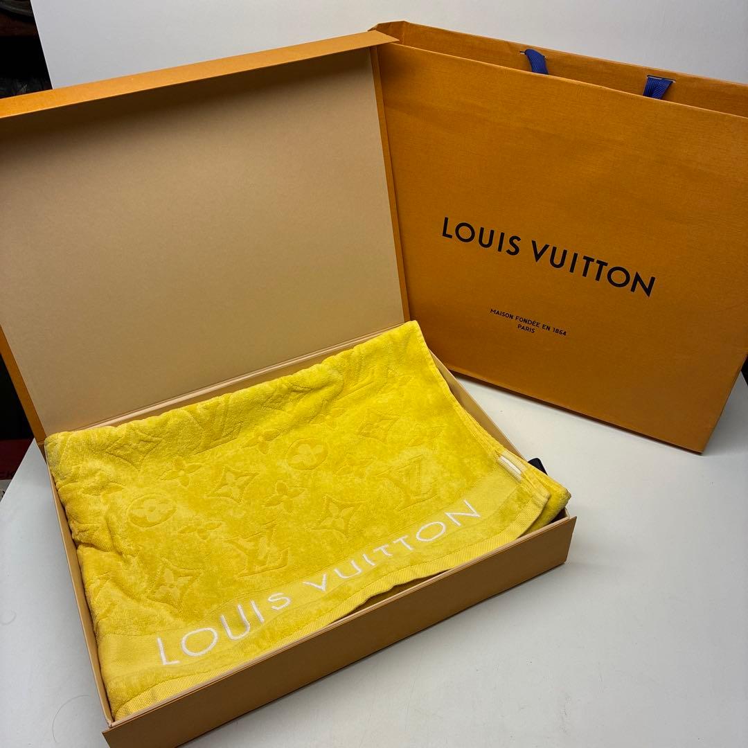 LOUIS VUITTON ルイヴィトン　ビーチタオル　イエロー　【SALE】