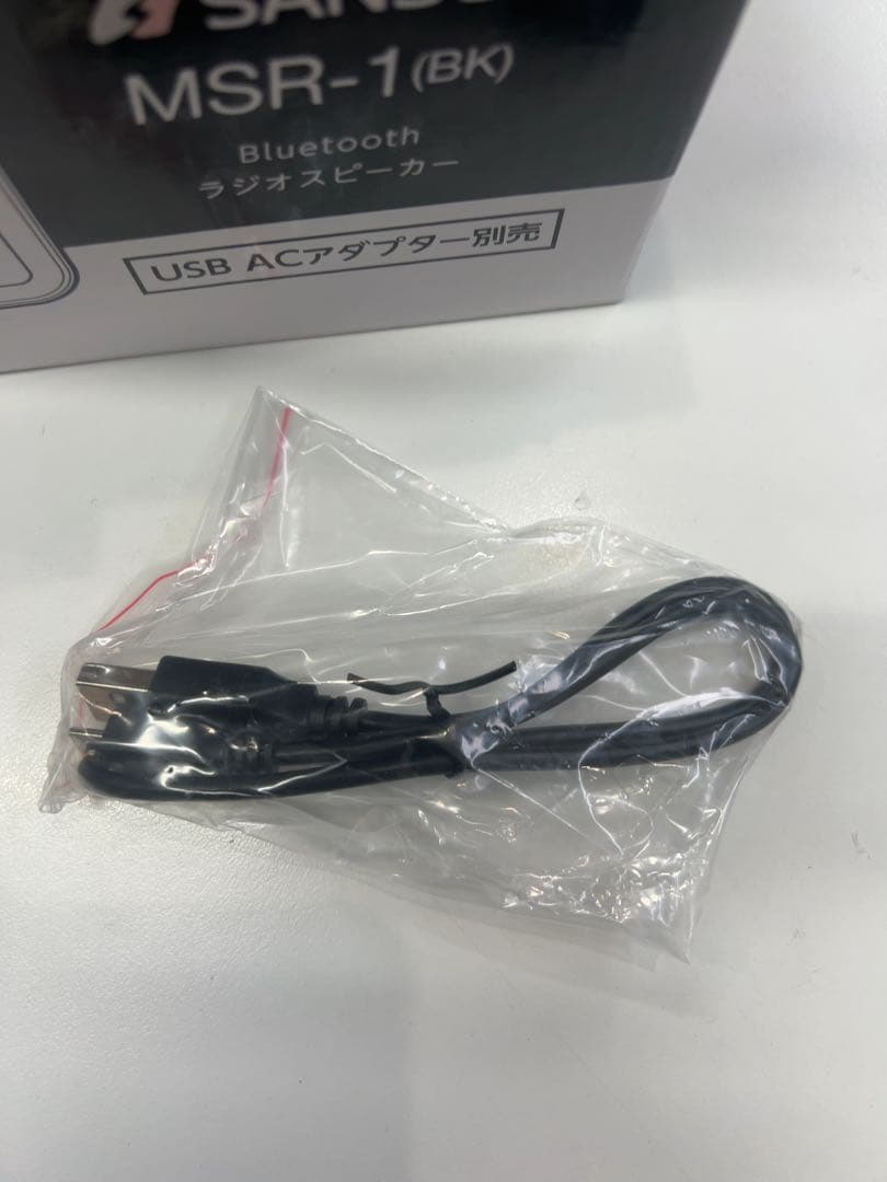 Bluetooth ラジオスピーカー MSR-1 BK サンスイ