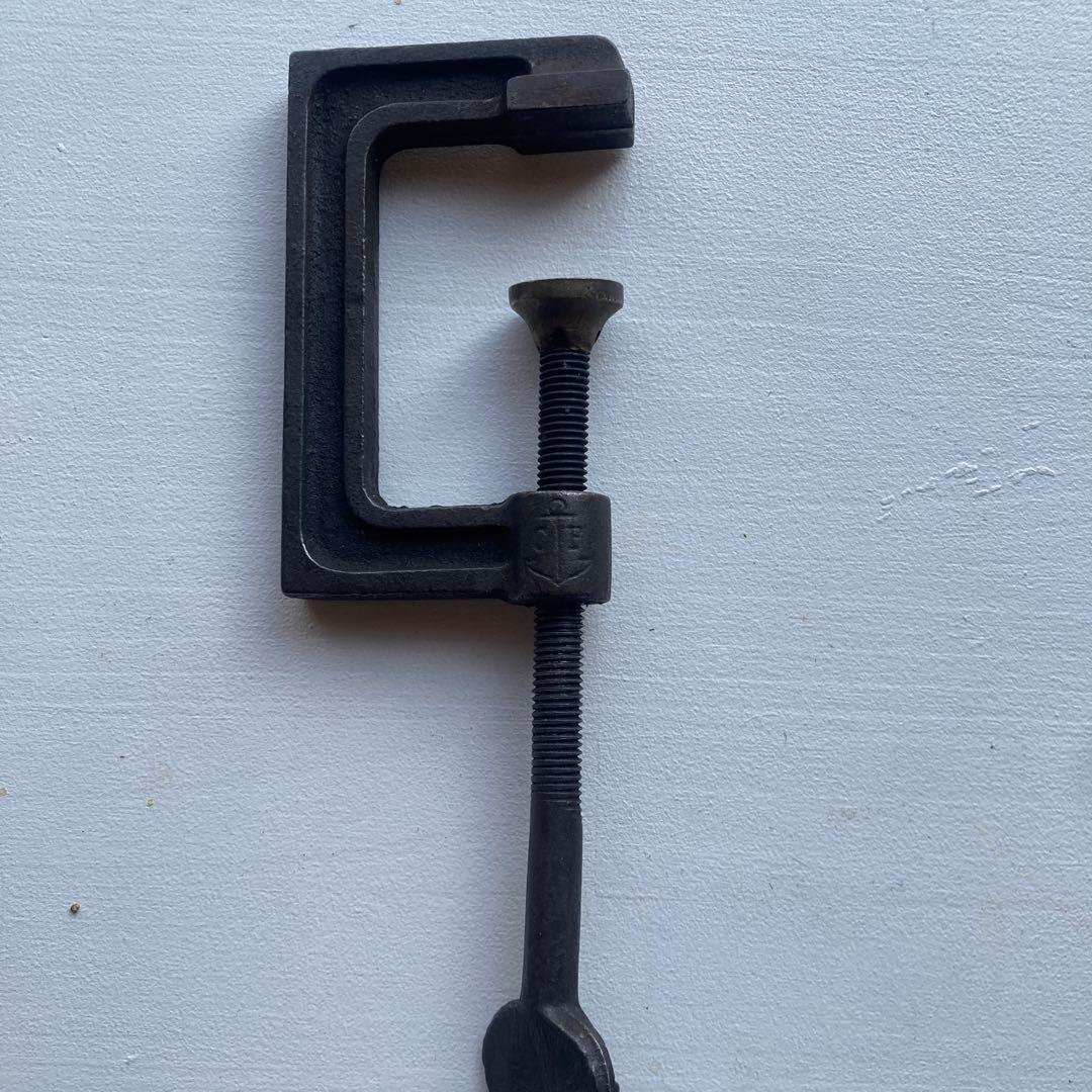 フランス製インダストリアルクランプビンテージ　作業用1940年代　アトリエ