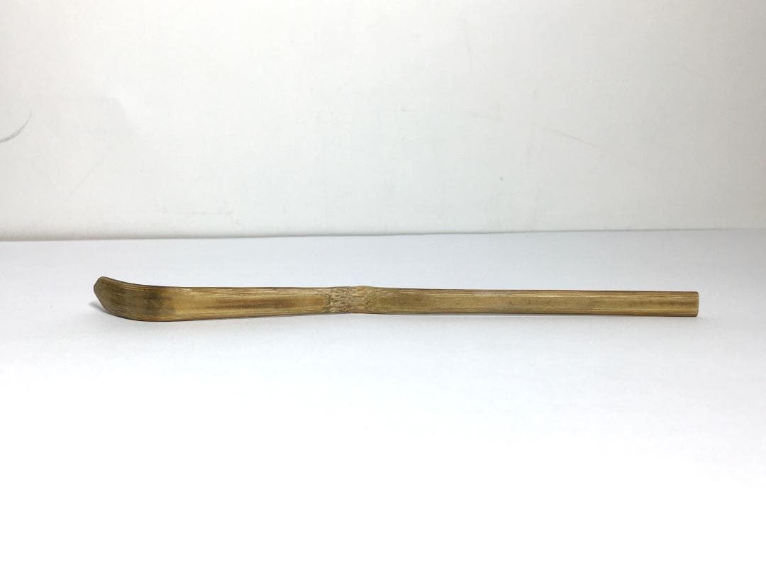 ○レア 巨匠 安食ひろ 和歌: 源 実朝 茶杓 共筒 共箱 茶道具 真作保証