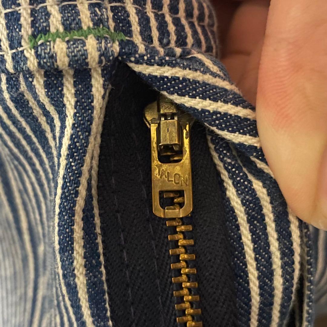 60〜70s Oshkosh ヒッコリーオーバーオール usa製